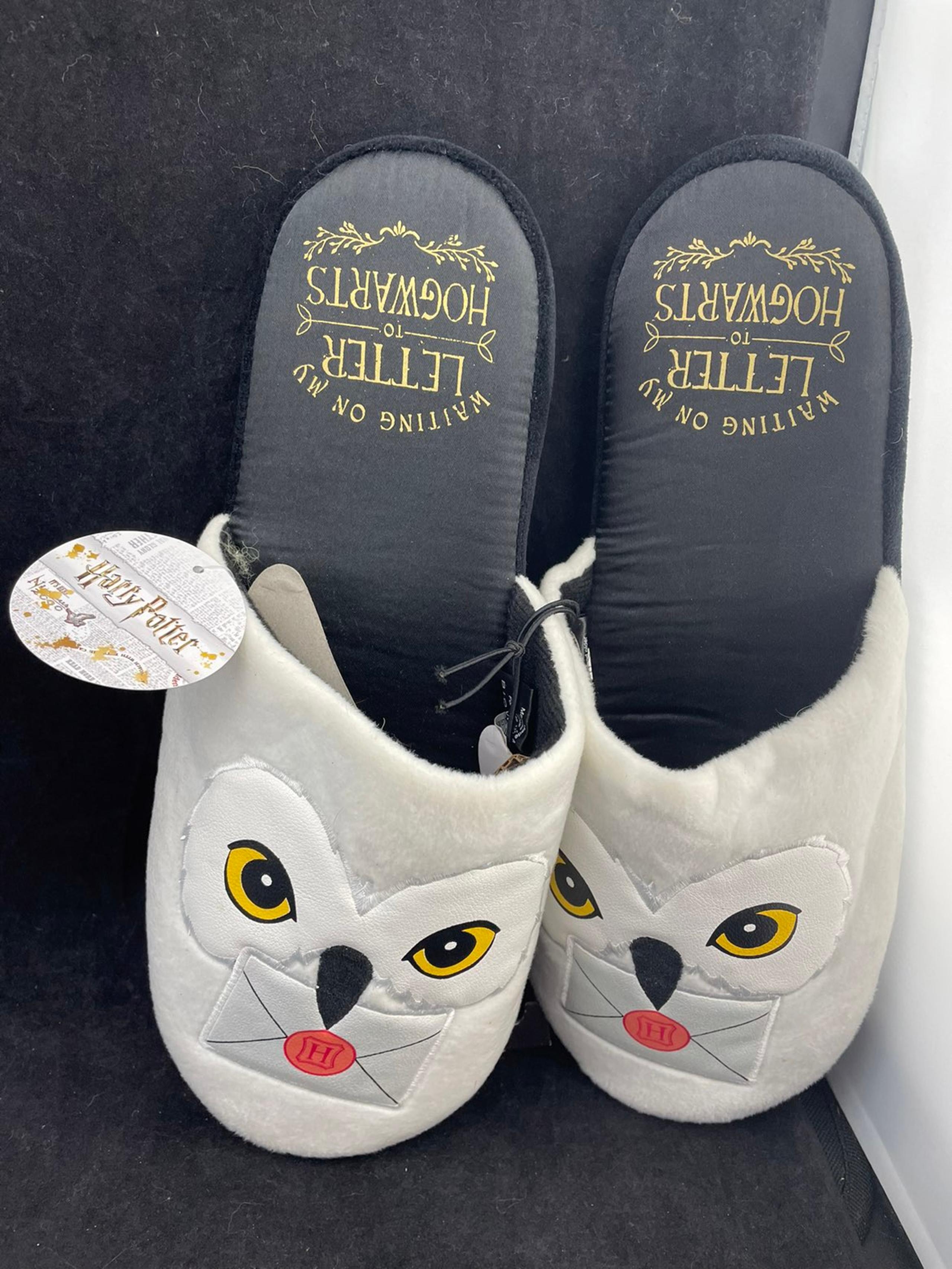 New Harry Potter Owl Slippers 10-13 Men Womens