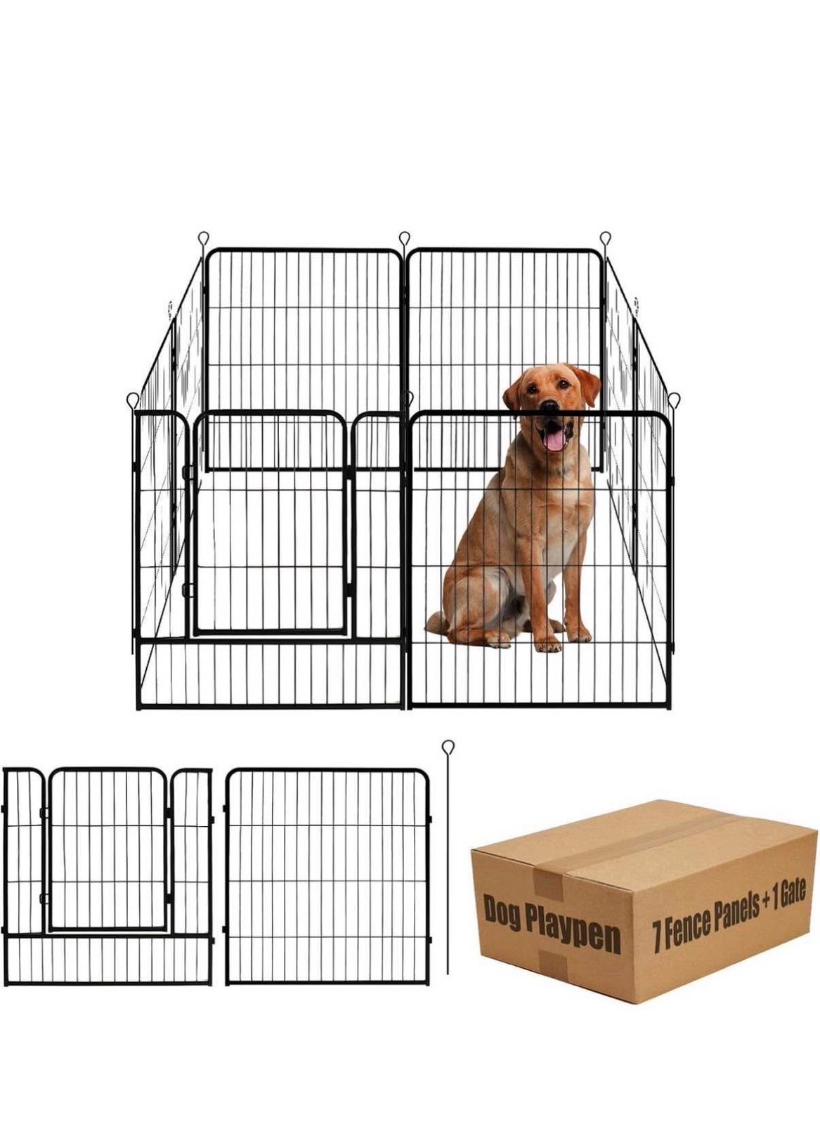 Dog Playpen, 32 in(H) Pet Fence new
