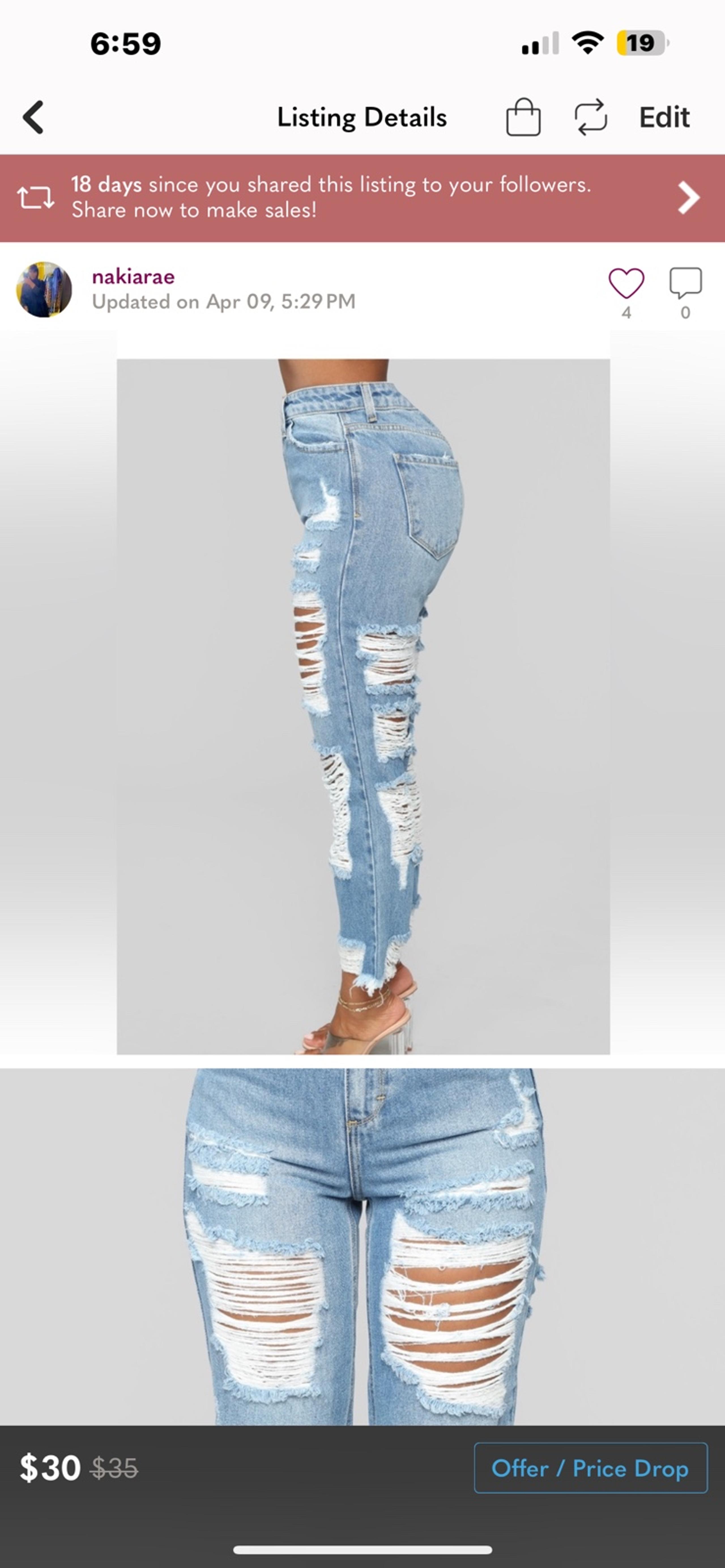 Fashion Nova Boyfriend Jeans