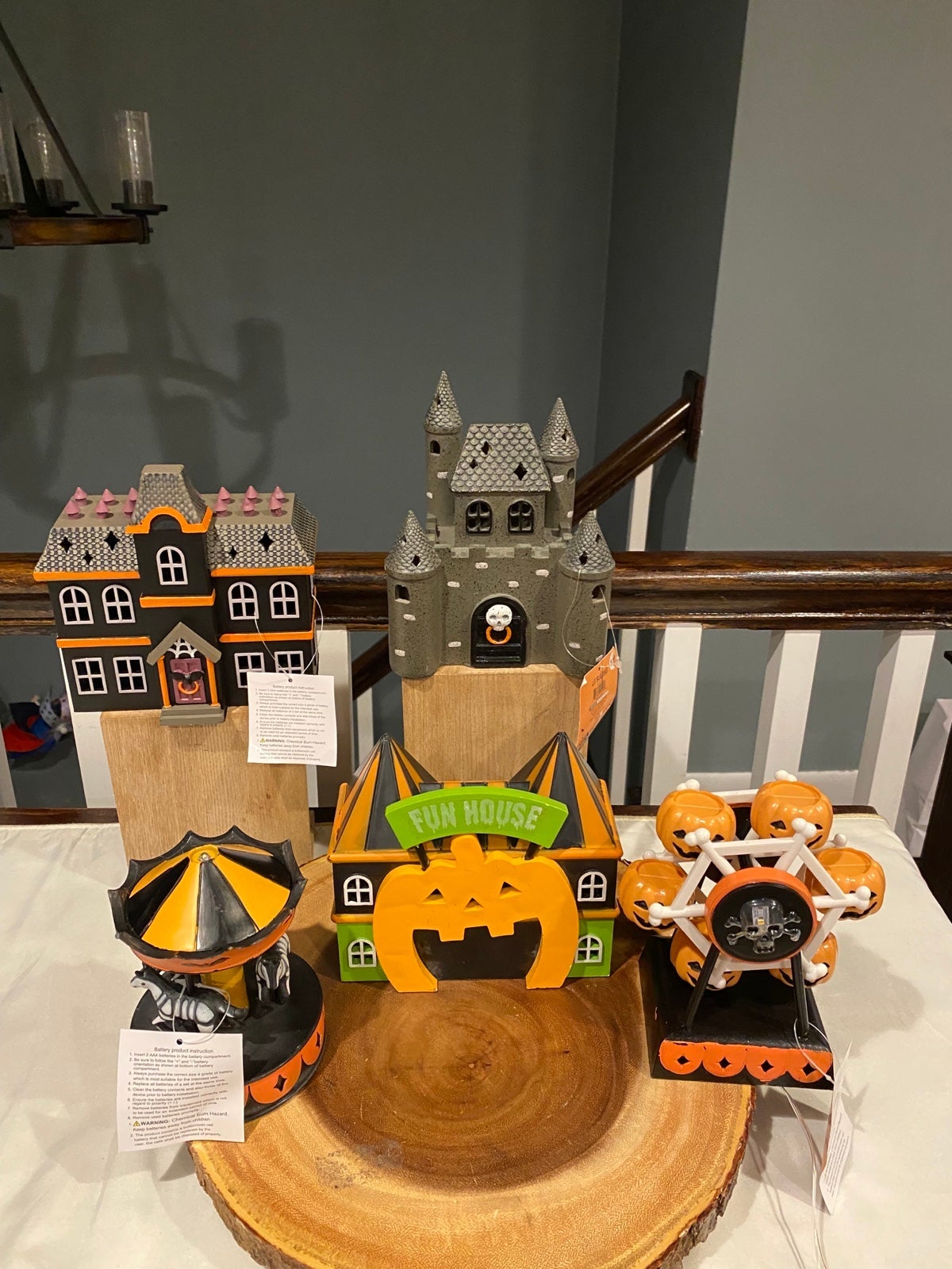 Target Bullseye playground bundle- 5 Halloween LED decor