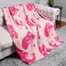Reversible Cowboy Hat Patterned Throw Blanket