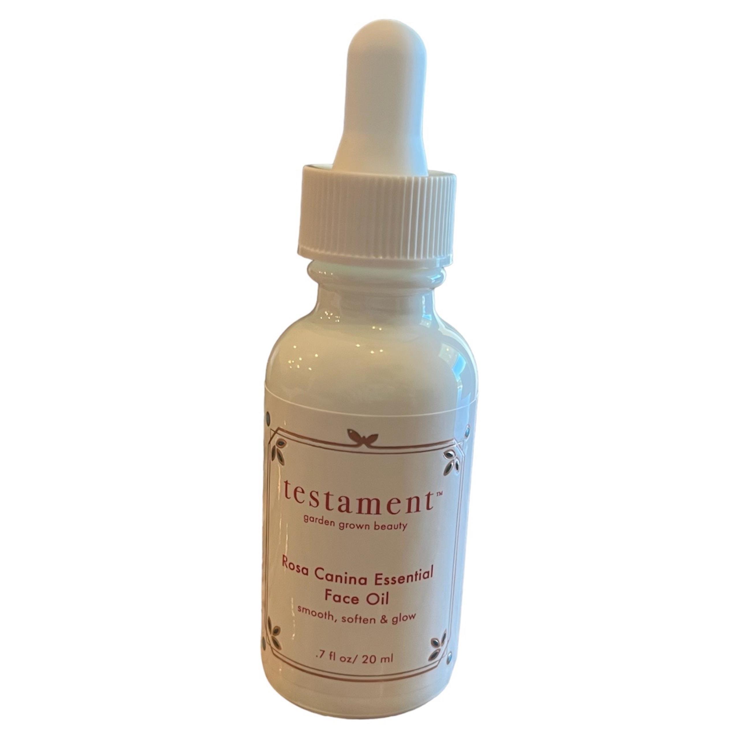 Testament garden grown beauty Rosa Canina Essential Face Oil  Smooth soften glow