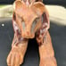 Vintage Hand Sculpted Lion