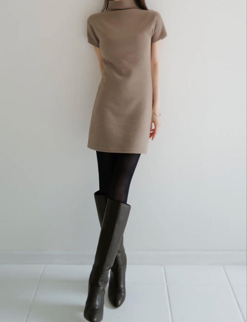 Brand New】maison celon high neck mini dress