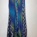 NWOT SILK ROBE BLUE GREEN