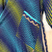 NWOT SILK ROBE BLUE GREEN