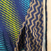NWOT SILK ROBE BLUE GREEN