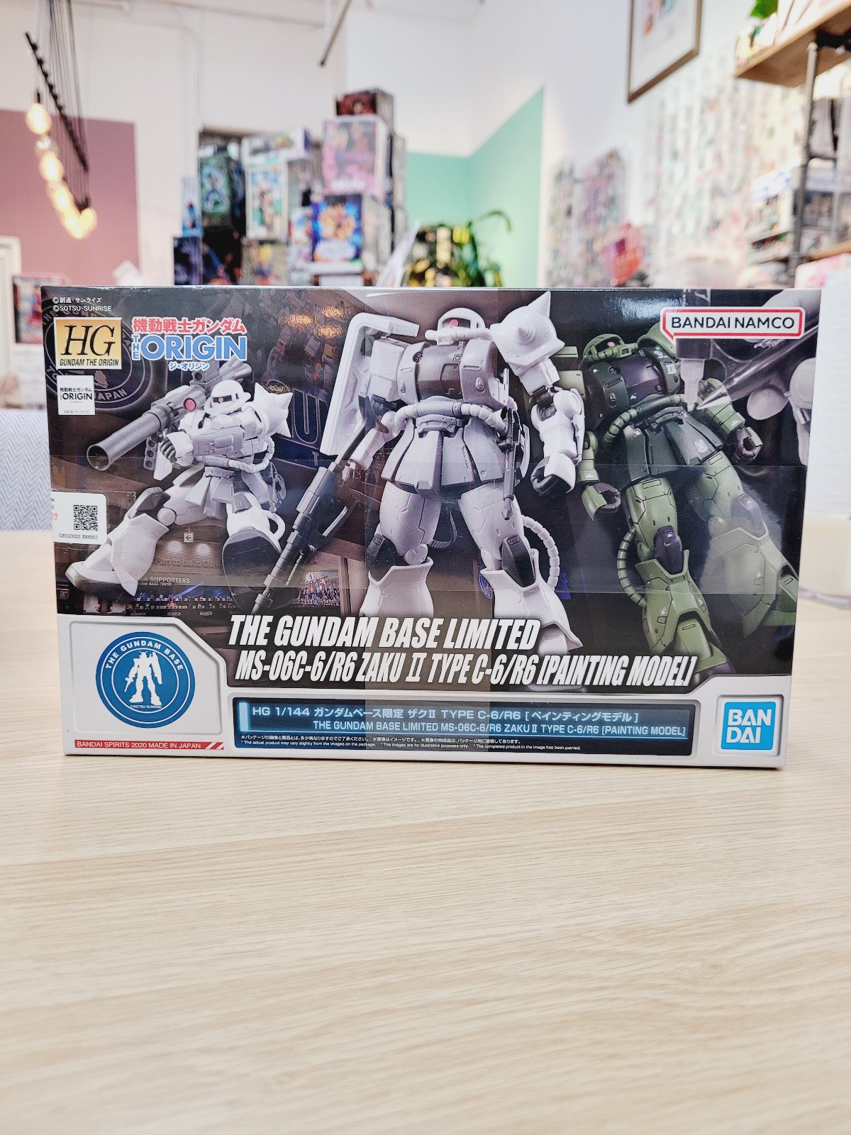 HGGTO 1/144 Zaku II Type C6/R6 Gundam Base Limited Painting Model The Origin