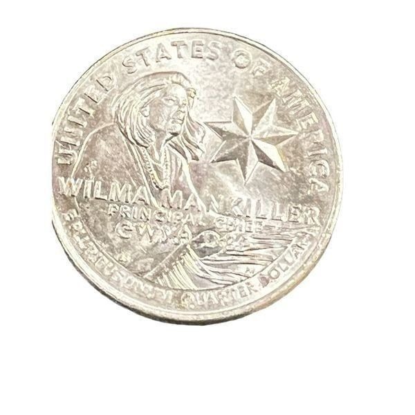 2022 P Wilma Mankiller US Quarter. First Female Cherokee Chief