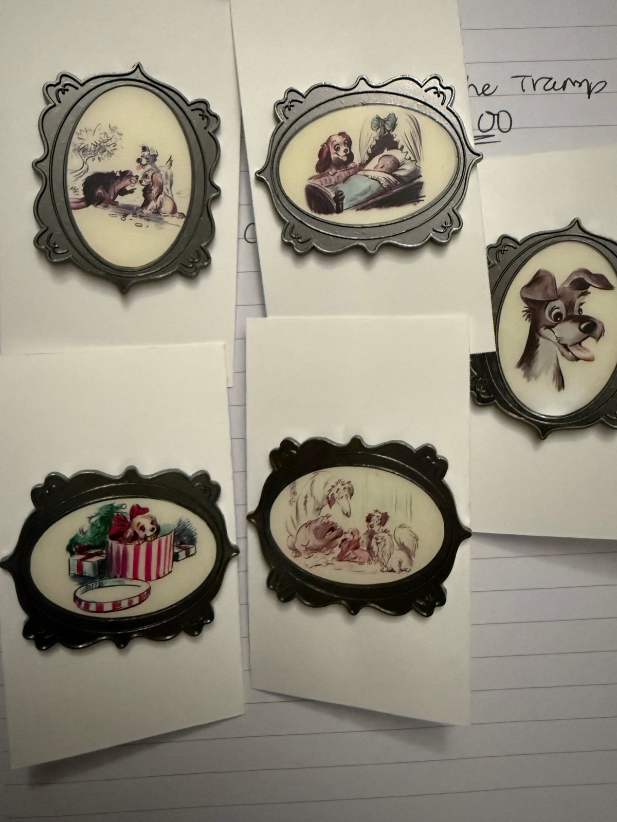 Disney Pin Trading Lady And The Tramp 65th Anniversary Portrait LE 1000