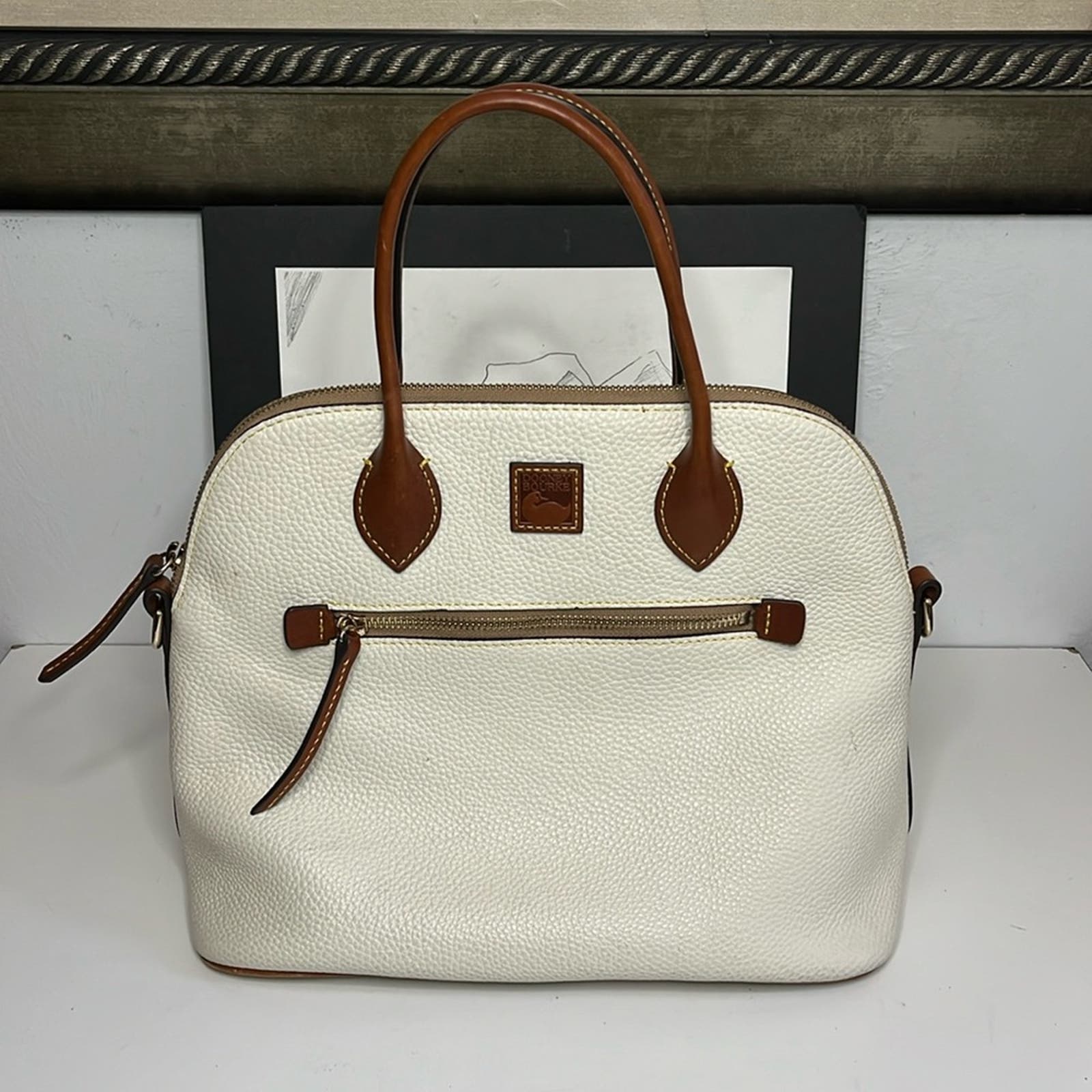 Dooney & Burkle Pebble Grain Large Domed Satchel