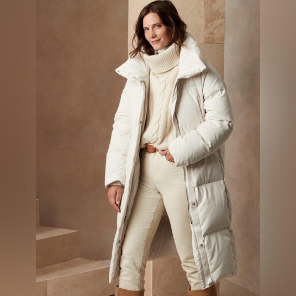 NWT Banana Republic Water-Repellent Long Puffer Coat