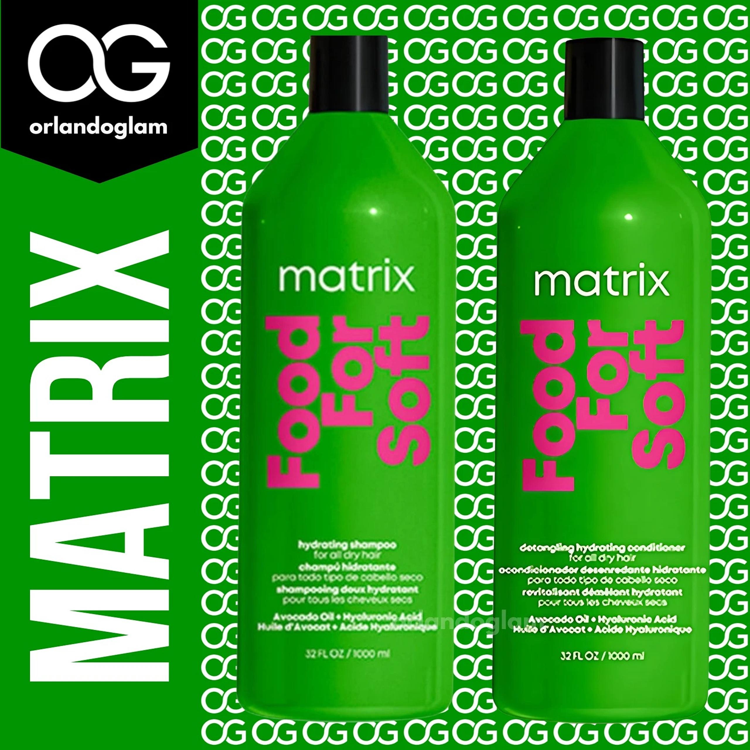 Food For Soft Shampoo & Conditioner Set 32oz | Dry Hair Hydration Duo - MATRIX