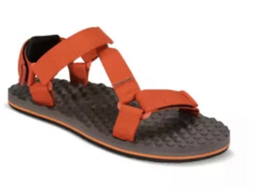 North Face Men's Orange Switchback Basecamp Sandals Sz 13 US Sport Hiking New