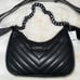 Aldo Black Croossbody Purse Shoulder New Quilted Zipped Viral Handbag