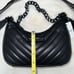 Aldo Black Croossbody Purse Shoulder New Quilted Zipped Viral Handbag