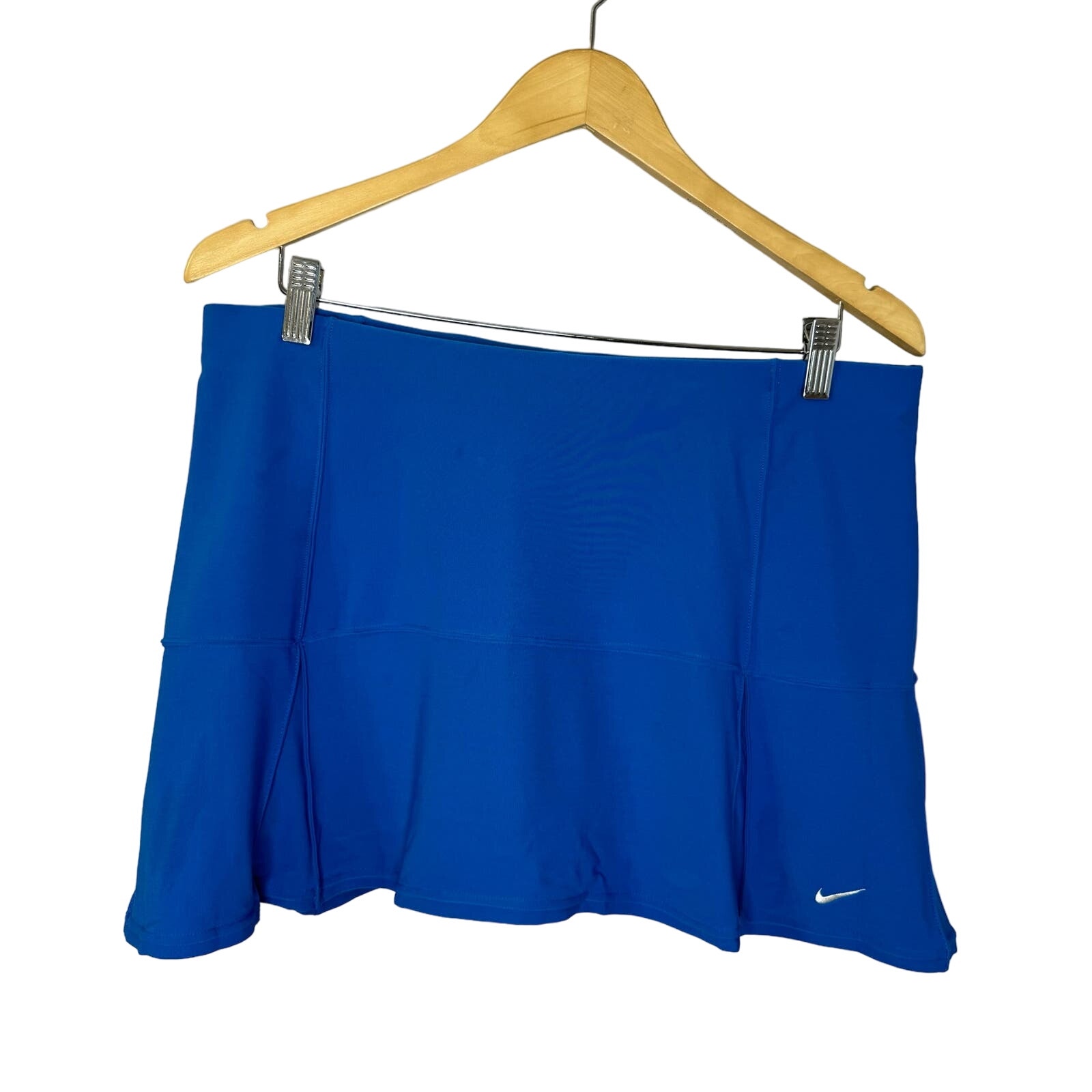 Nike Fit Dry Golf Tennis Skort Mini Skirt Activewear Blue Outdoor Large New