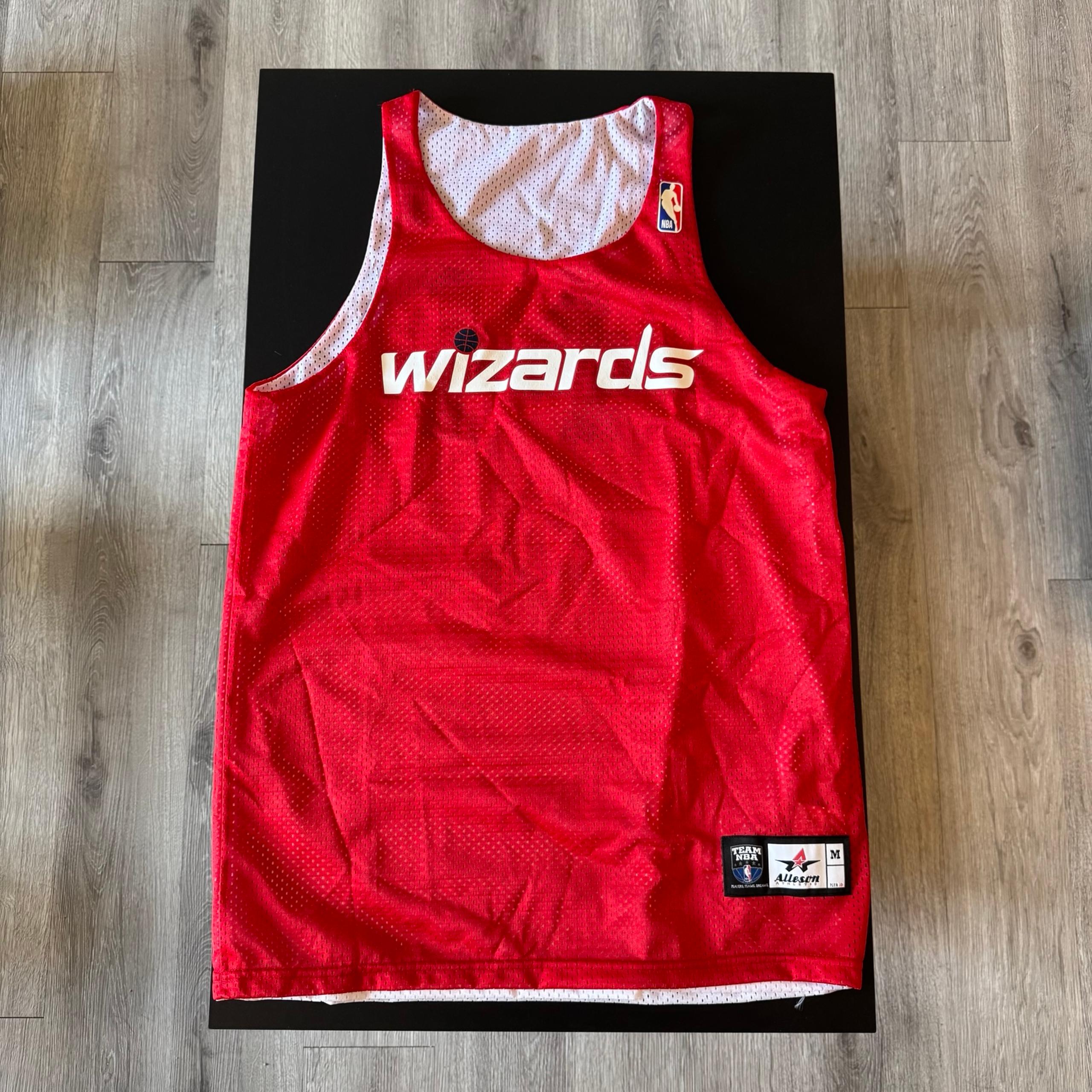 Men’s NBA Alleson Athletic Washington Wizards Mesh Reversible #14 Jersey Size M