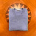 Turnbury Men’s 100% Cashmere V-Neck Pullover Sweater Light Blue Large Soft Cozy