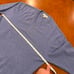 Turnbury Men’s 100% Cashmere V-Neck Pullover Sweater Light Blue Large Soft Cozy