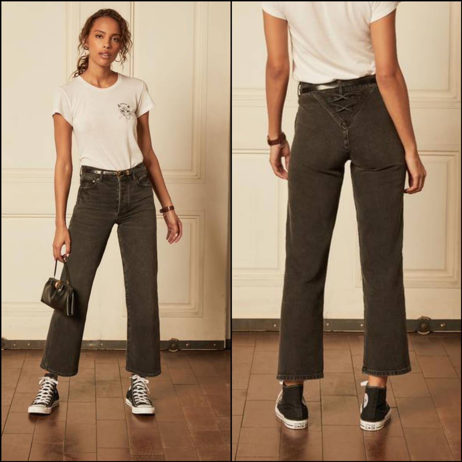 NWT Revolve Boyish The Mikey High Waist Wide Leg Jeans
