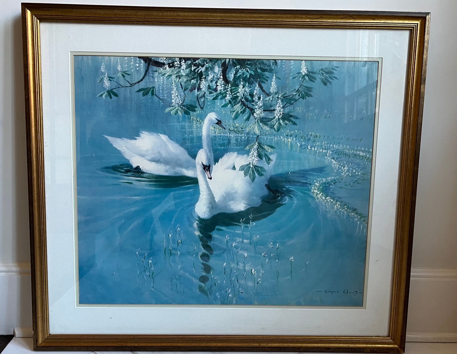 Vintage Large Vernon Ward Print Harmony of Spring Beautifully Framed 30x27