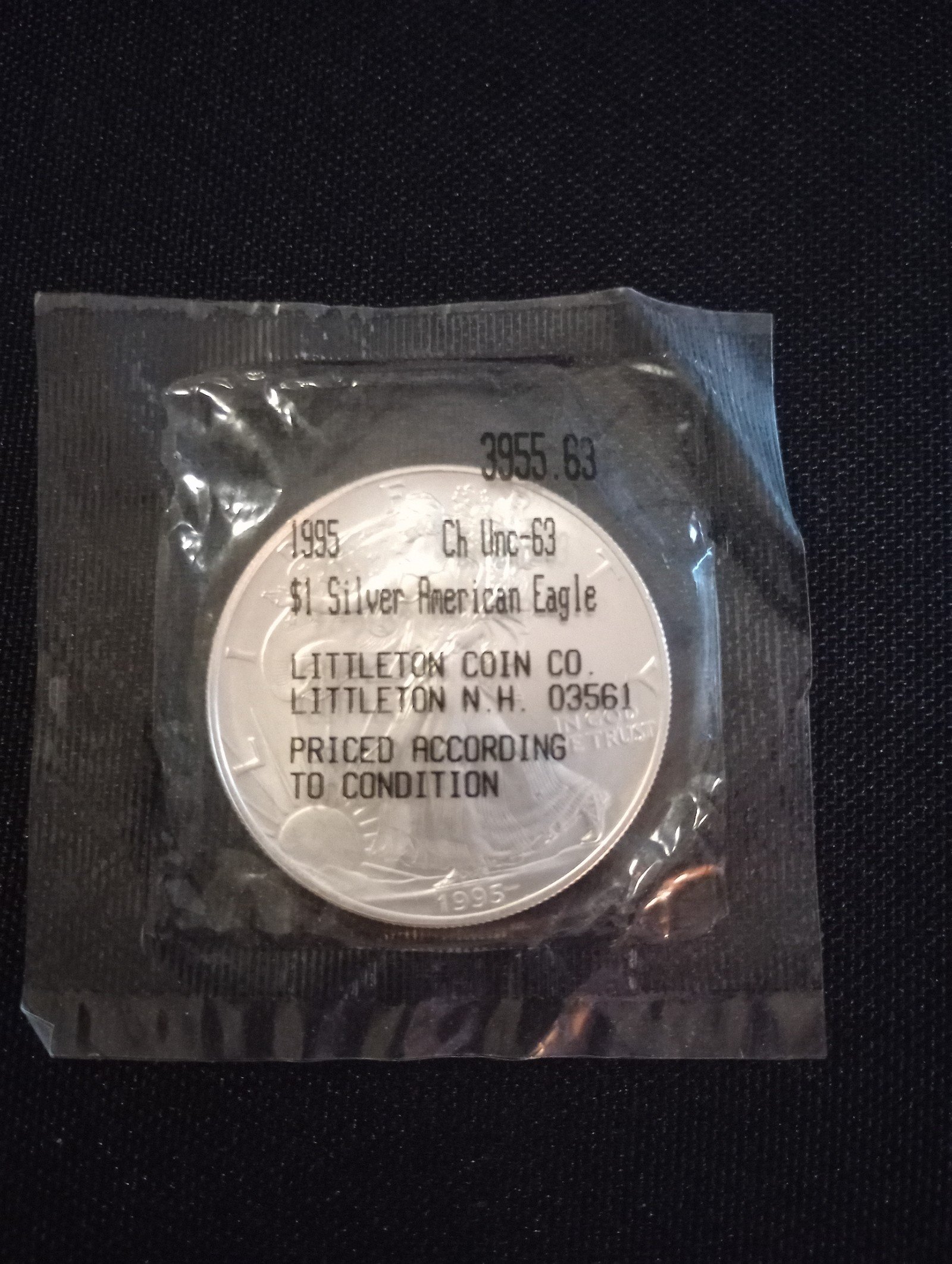 Liberty Walking Silver Dollar 1995