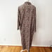 Vintage 80s Cheetah Print Velvet Long Robe Women’s Medium Baddie Mob Wife Casual