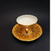 Vintage Aynsley Collector Tea Cup and Saucer Gold Yellow 4 fl oz England READ