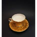 Vintage Aynsley Collector Tea Cup and Saucer Gold Yellow 4 fl oz England READ