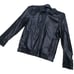 Nautica Men's Black Faux Leather Jacket Quilted Lining Sz S EXCELLENT CONDITION!
