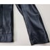 Nautica Men's Black Faux Leather Jacket Quilted Lining Sz S EXCELLENT CONDITION!
