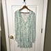 New House of Harlow Ruffle Smocked Waistband Paisley Print Dress Size XS