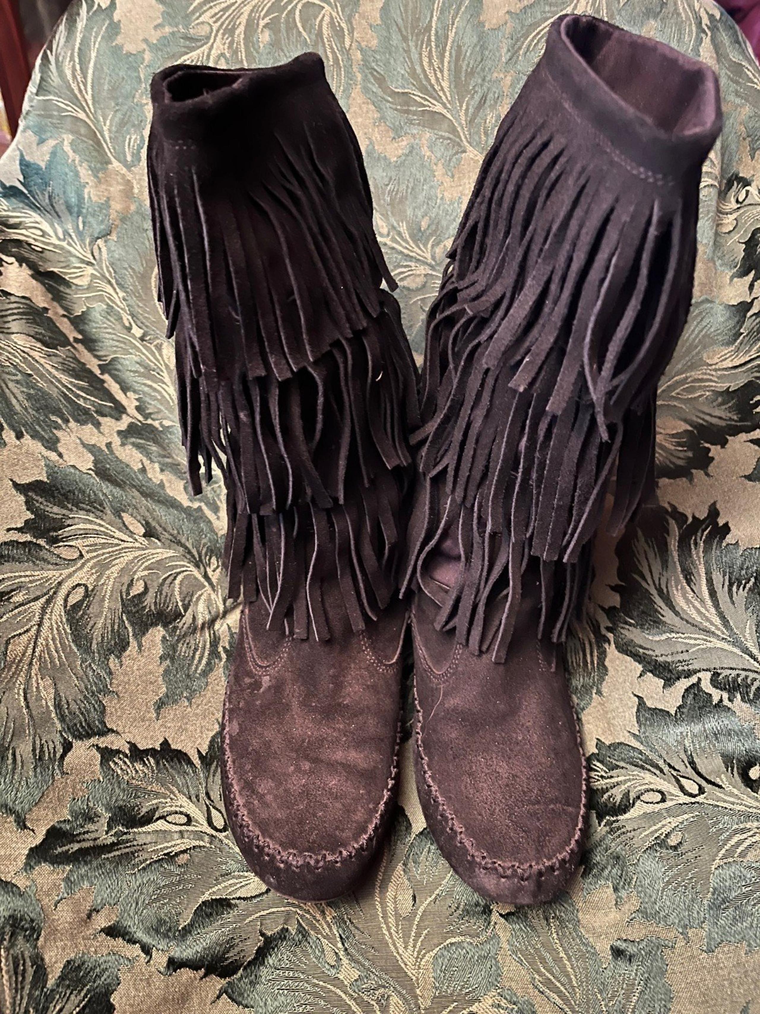 Lauren Conrad Black Boots Size 7