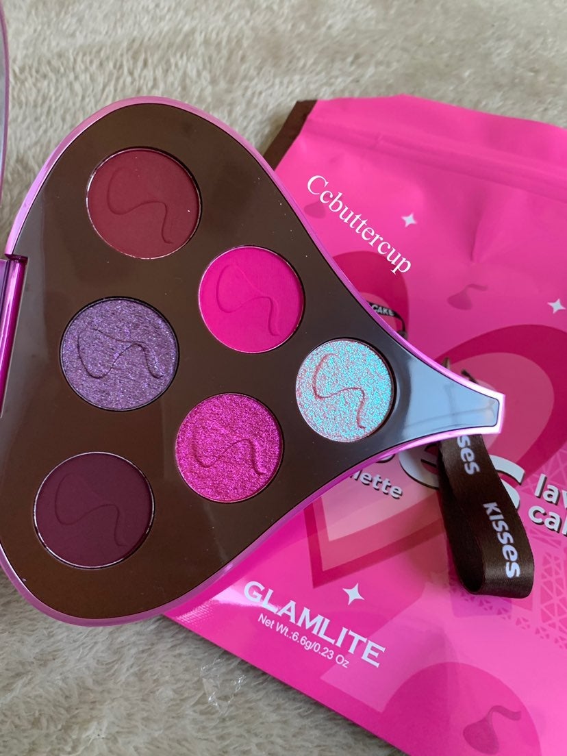 Glamlite Hershey Kisses Eyeshadow Palette Lava Cake BNIB
