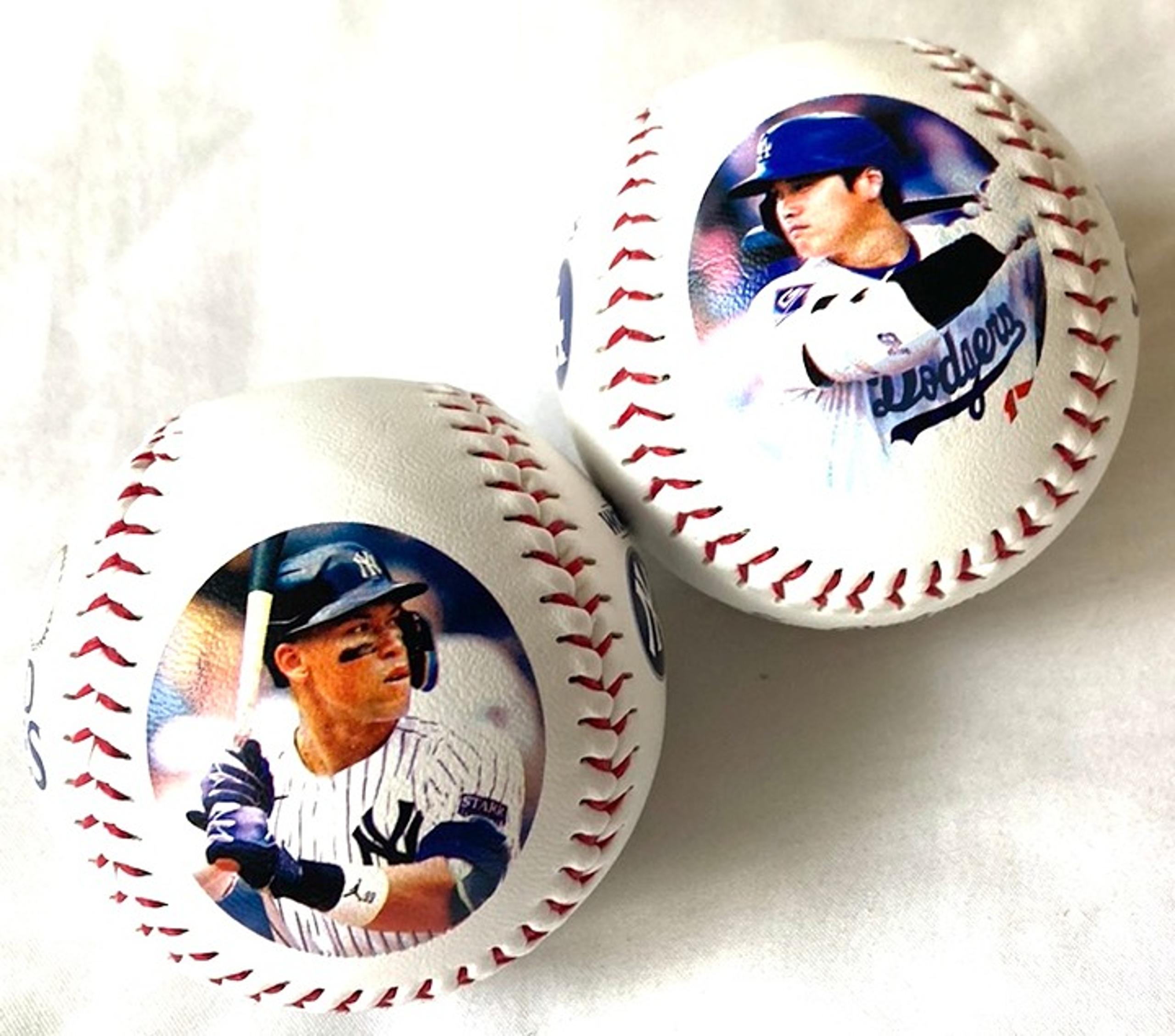 Shohei Ohtani Aaron Judge Replica Ball World Series 2024 Dodgers Yankees