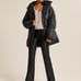 black puffer jacket