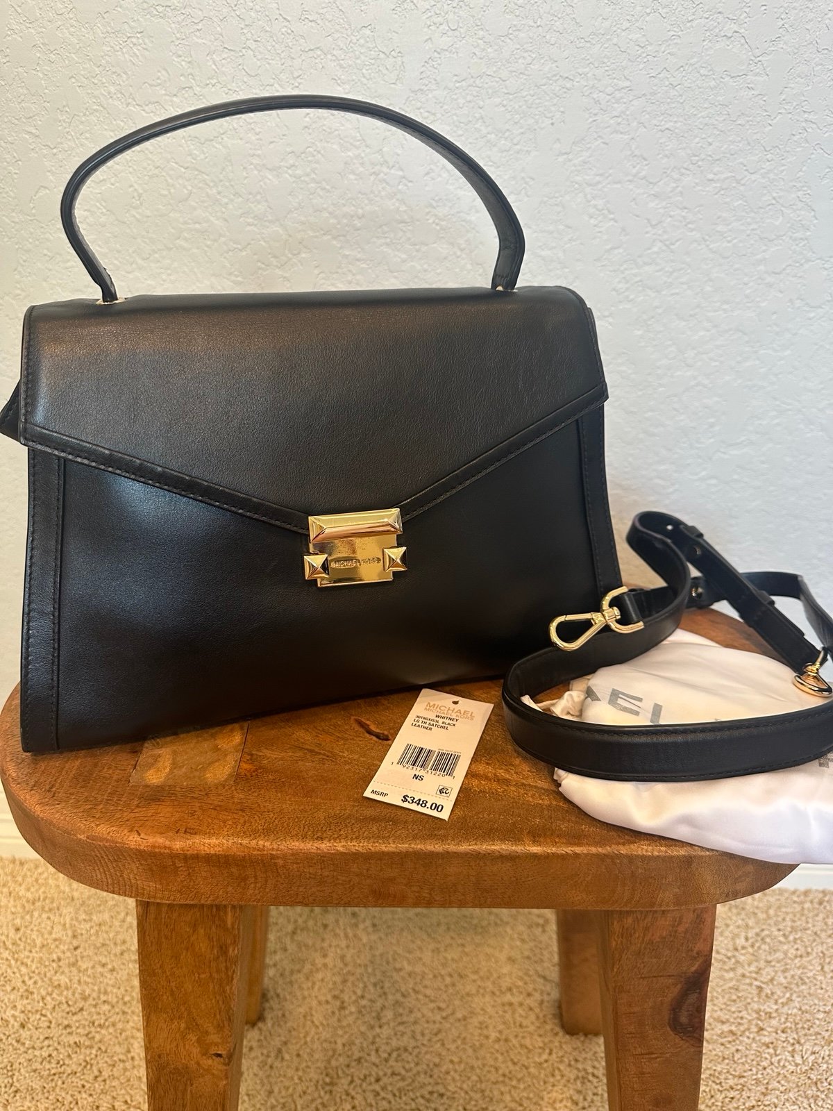 michael kors whitney large leather tote