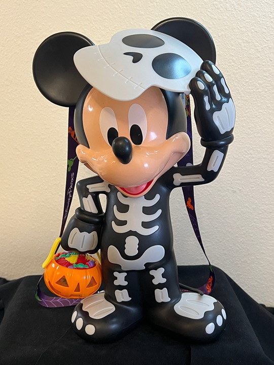 Mickey Mouse Glow In The Dark Skeleton Popcorn Bucket