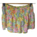 Lovers + Friends Flutter Shorts Women's XS Floral Colorful Sheer Elastic NWT