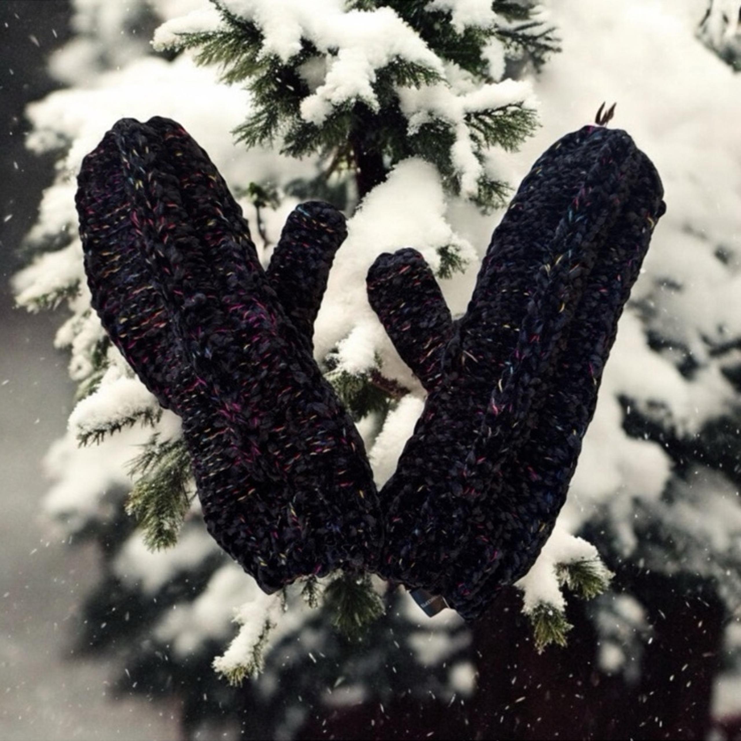INC International Concepts Space Dye Chenille Mittens