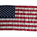 Vintage American Flag. 50 Star Flag. 34 x 61 ANNIN Nylon. Made in USA, America