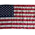 Vintage American Flag. 50 Star Flag. 34 x 61 ANNIN Nylon. Made in USA, America