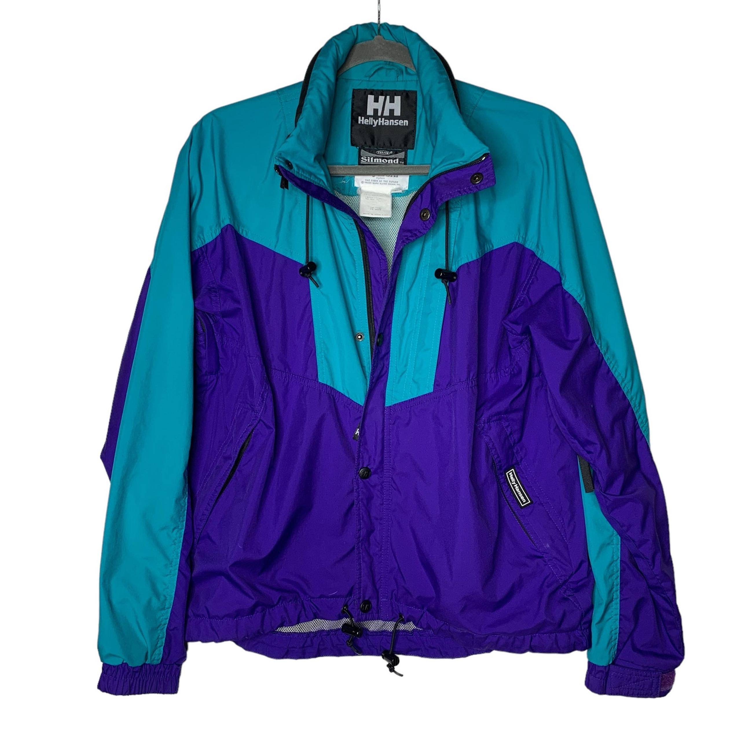 Vintage 90's Helly Hanson Windbreaker Jacket Colorblock Mens XS / Womens Medium