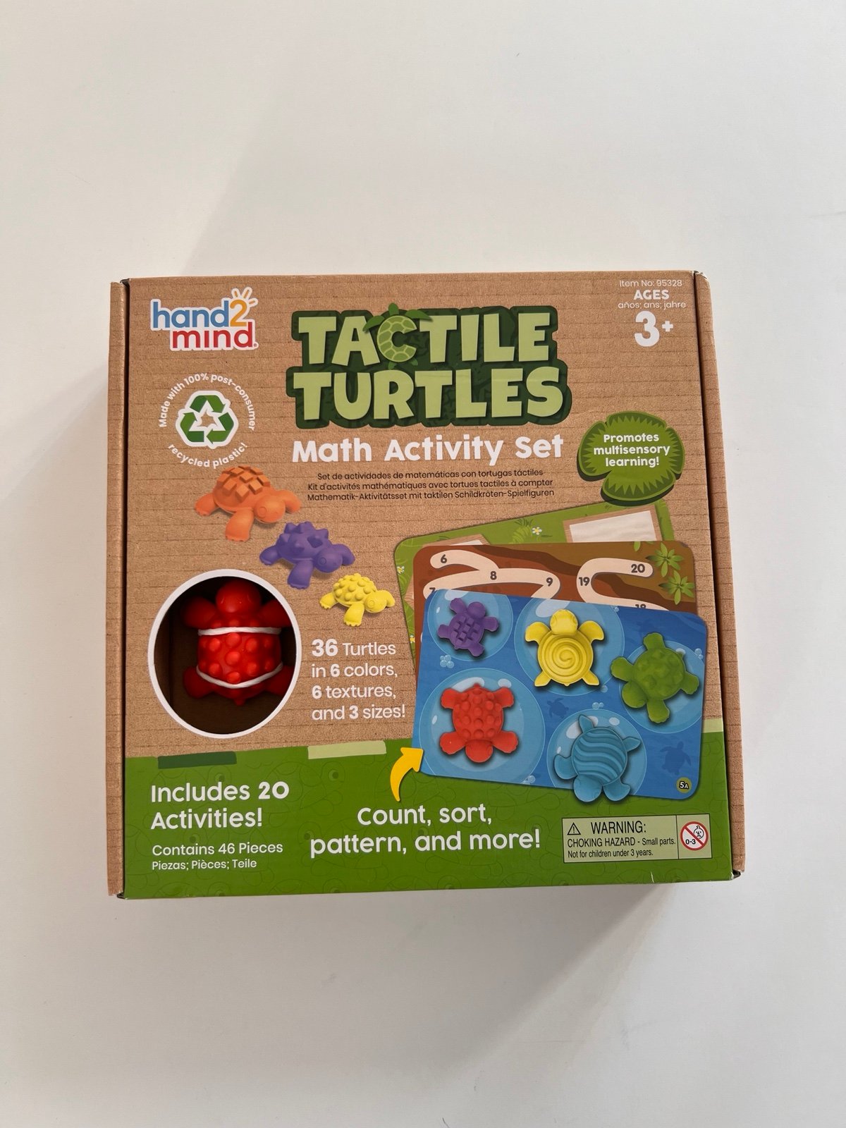 Hand2mind Tactile Turtles Math Activity Set Includes 20 Activities New in Box