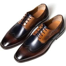 Men's Formal Wedding Comfortable Shoes Formal Laces Up for Mens