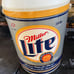 Vintage 20” chicago bears Miller Lite Beer Cooler Can Large Kraft MADE IN USA