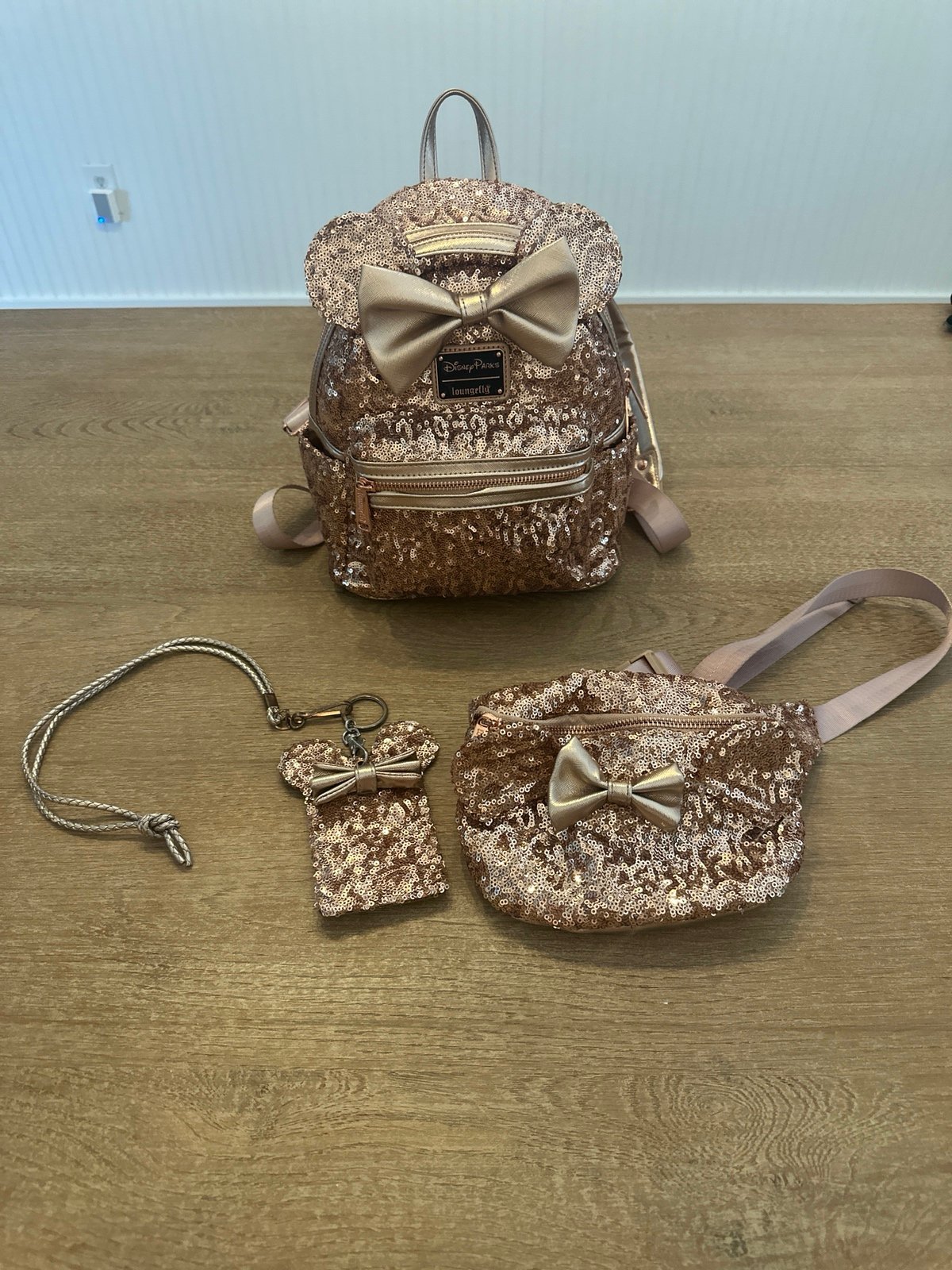 Loungefly Rose Gold set- lot