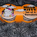 Hello Kitty Halloween Mummy & Friends Pink Ceramic 4 piece Baking Set RARE