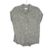 THREAD & SUPPLY Pinstriped Button Up Shirt & Drawstring Pant Set Gray Size Large